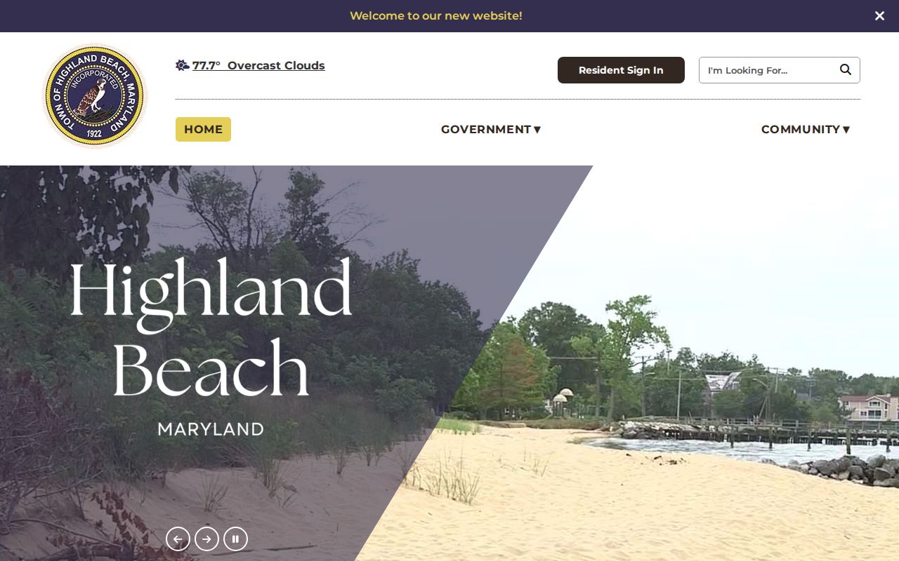 Official Highland Beach town site, Anne Arundel County warrant record context